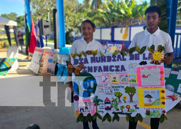 Foto: Celebran el Día Mundial de la Infancia en Centro Emblemático de Bilwi / TN8