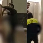 Mujer desnuda ataca a viajantes en aeropuerto de Chile