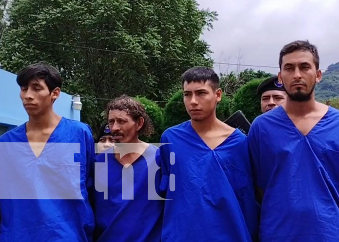 Foto: Policía Nacional pone tras las rejas a presuntos delincuentes en Nicaragua/TN8