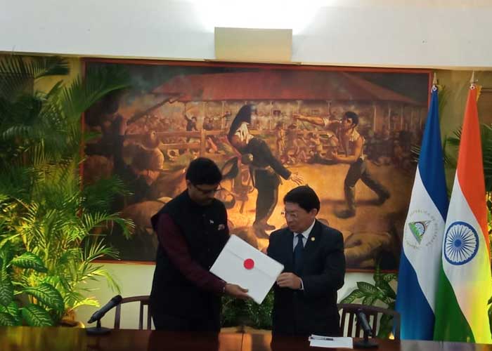 Foto: Nicaragua recibe al nuevo embajador de la India/Tn8