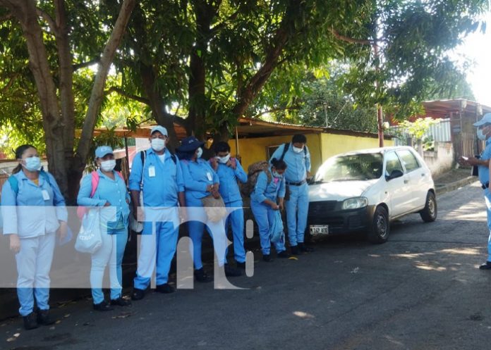 Foto: Brigadas médicas visitan el barrio 22 de enero, del distrito V en Managua /Tn8