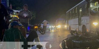 Foto: Fuerte colisión entre motociclistas deja dos heridos en Juigalpa/TN8