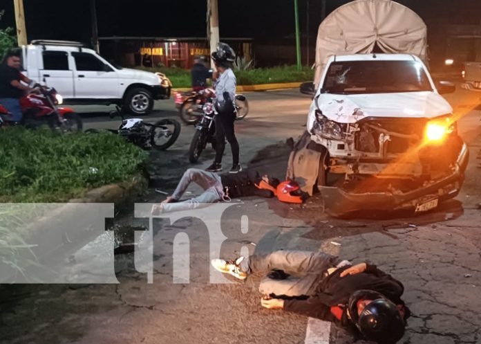 Foto: ¡Accidentes en Managua! Dos incidentes de tránsito dejan víctimas con lesiones/TN8