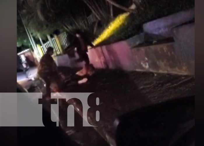 Foto: Joven agredido a patadas en una de las calles del municipio del Tuma La Dalia Matagalpa /Tn8