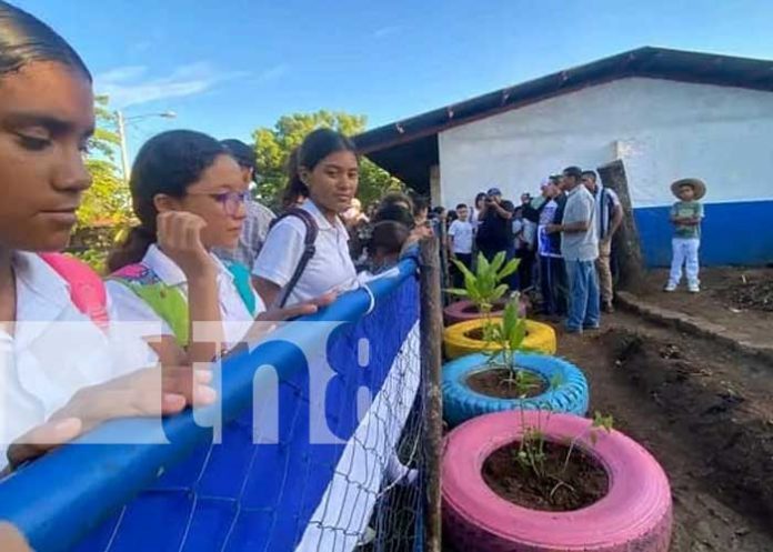 Inaugurado el primer huerto escolar modelo en Nandaime, Nicaragua