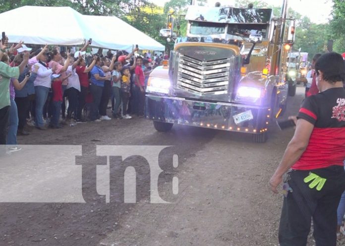 Foto: Dio inicio el proyecto de adoquinado entre Limay y Pueblo Nuevo / TN8