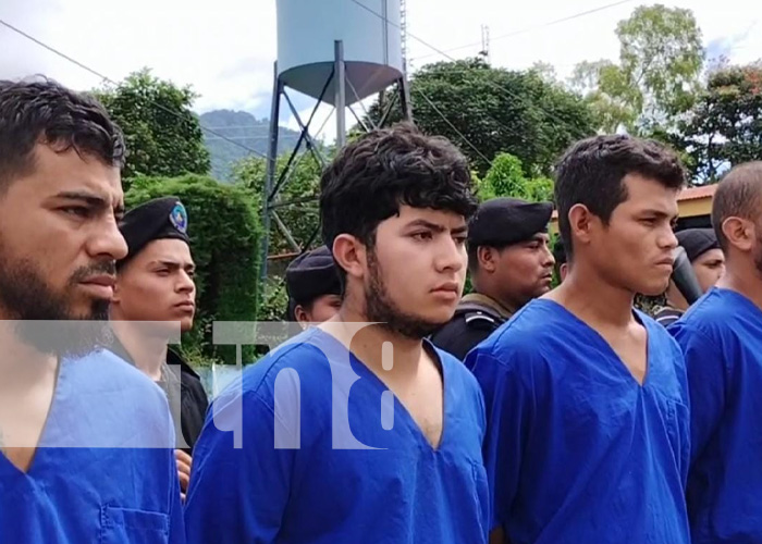 Foto: Policía Nacional pone tras las rejas a presuntos delincuentes en Nicaragua/TN8