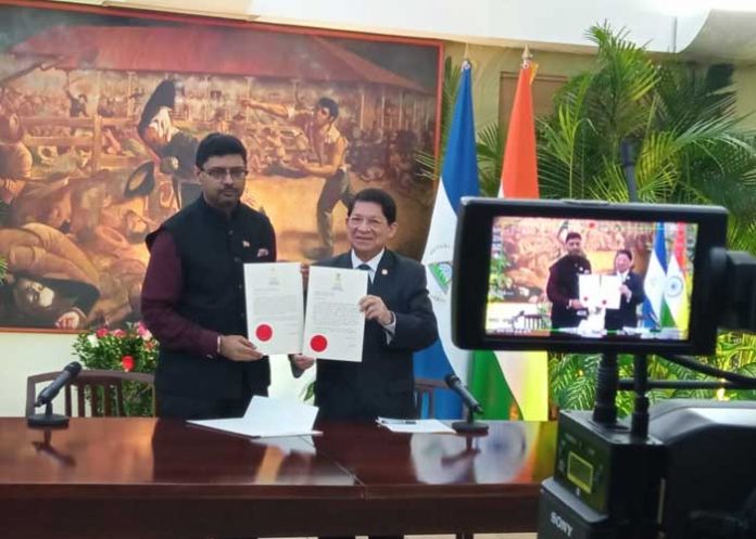 Foto: Nicaragua recibe al nuevo embajador de la India/Tn8
