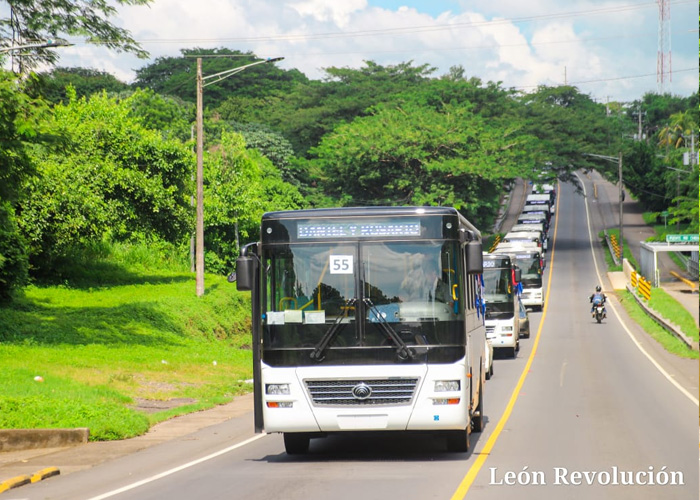 Foto: modernización del transporte público en Nicaragua/TN8