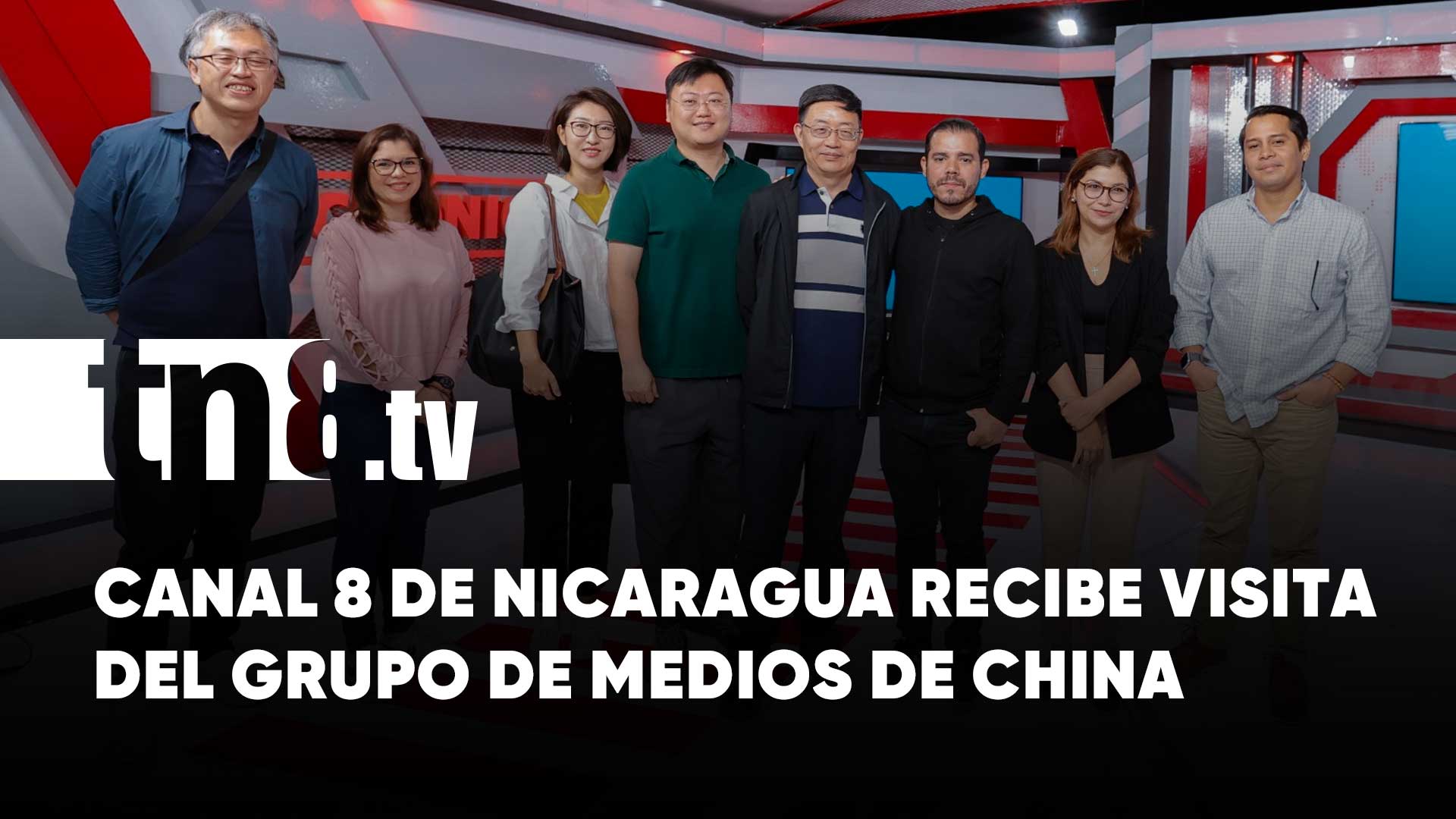 Foto: Grupo de medios de China se reúnen con directivos de Canal 8 en Nicaragua/TN8