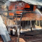 Foto: Incendio en una vivienda de Bilwi / TN8