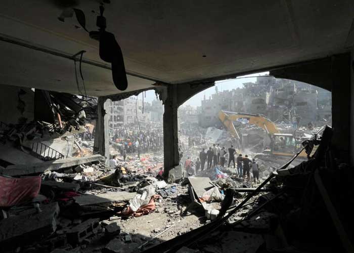 Bombardeo israelí contra el mayor hospital del enclave en Palestina