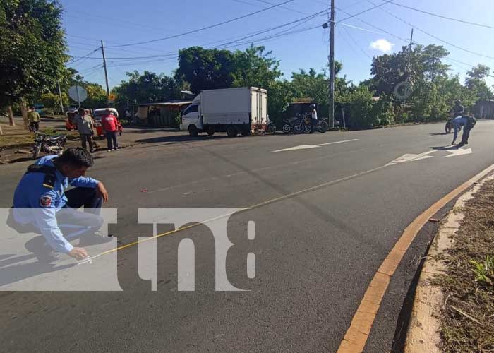 Foto: Alta velocidad provoca accidente en la Carretera Masaya a Managua / TN8
