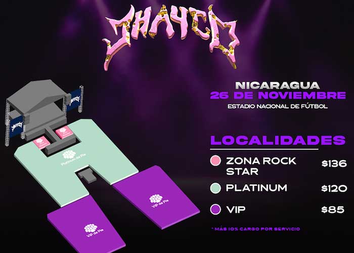 Poderoso: Nueva zona exclusiva 'Rockstar' para el Concierto de JhayCo en Managua