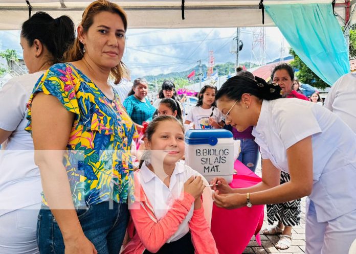 Foto: Vacunación contra el VPH en Matagalpa / TN8