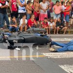 Foto: Muerte de un motociclista en San Isidro, Matagalpa / TN8