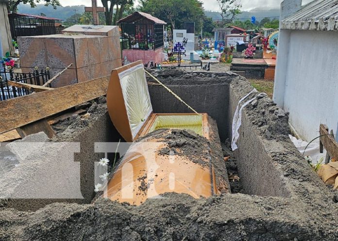 Foto: Profanación de una tumba en Jalapa, Nueva Segovia / TN8