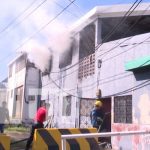 Foto: Incendio en segunda planta de una vivienda en Bolonia, Managua / TN8