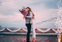 Romántica propuesta de matrimonio