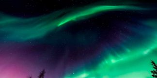 ¡De otro mundo! Captan sorprendente aurora boreal en Estados Unidos