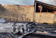 Familia pierde todo en voraz incendio en Chinandega