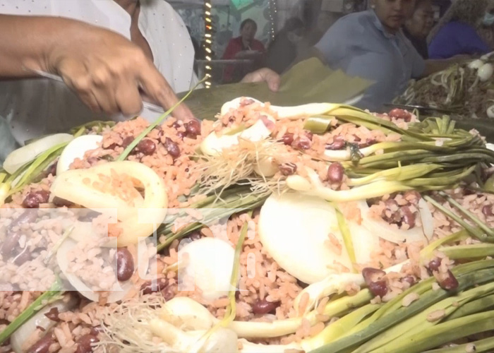 Foto: Centenares de familias de Estelí degustaron del Gallo pinto más grande/TN8