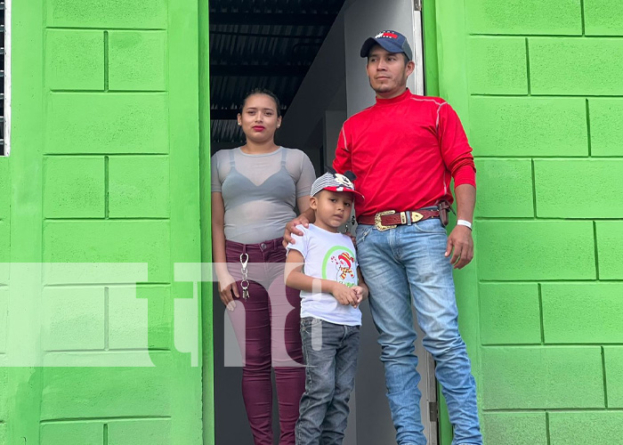 Entregadas nuevas viviendas de interés social a 6 familias en La Libertad, Chontales