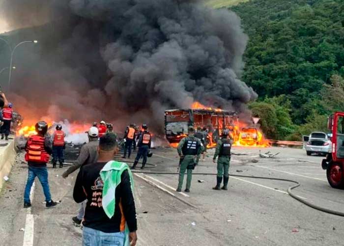 Foto: Fatal accidente en Venezuela /cortesía