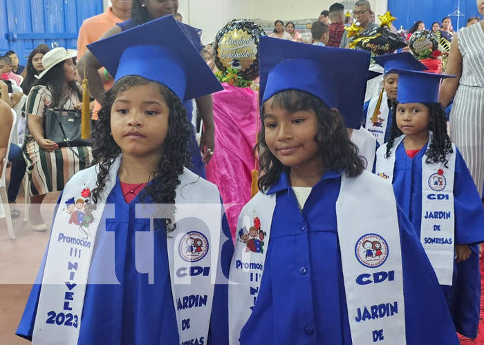 Foto: Jardín de Sonrisas celebra graduación de educación inicial en Bilwi/TN8