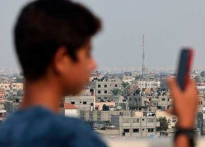 Reportan nueva interrupción en las comunicaciones e internet en Gaza