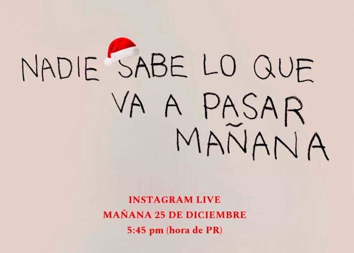 Foto:Bad Bunny enciende Instagram con concierto navideño /cortesía