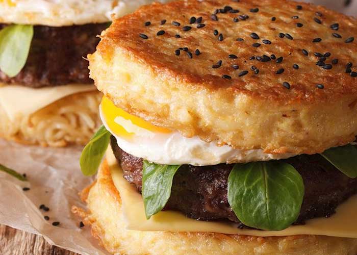 top 1 sale la Hamburguesa Ramen de Estados Unidos