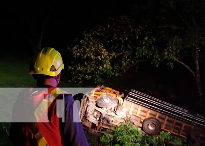 Foto: Diciembre de accidentes: Camión ganadero se precipitó en un abismo de 20 metros / TN8