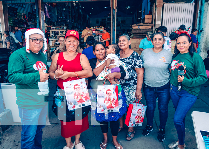 Llegó la "ruleta navideña" al Oriental, el gigante de los mercados