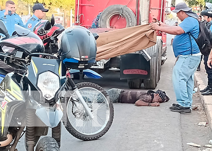 Cabezal en retroceso acaba con la vida de un hombre en el D-VI de Managua