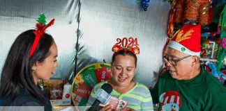 Mercado de Ciudad Sandino no se queda atrás con la ruleta navideña