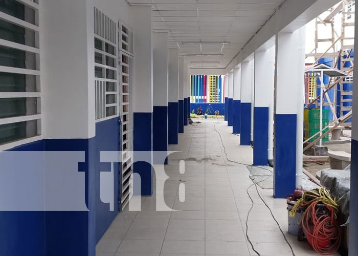 Foto: Mejoras en el colegio Barrilete de Colores, en Managua / TN8