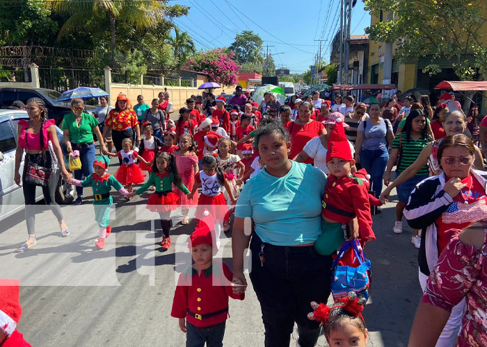 Foto: Carnaval navideño con niñez de Chinandega / TN8