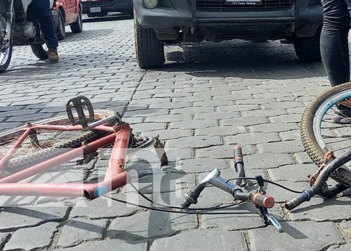 Foto: Accidente con ciclista en Managua / TN8