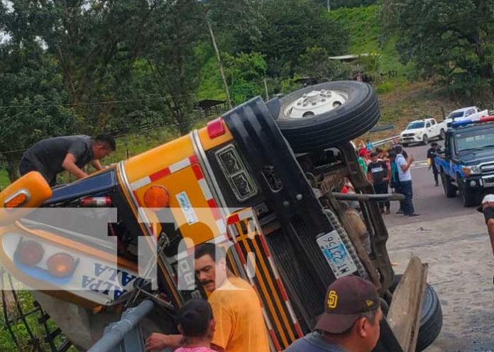 brutal accidente en Matagalpa
