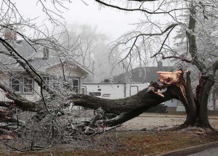 Fuertes lluvias y vientos invernales azotan noreste de EEUU