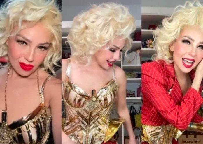 Thalía se transforma en Madonna