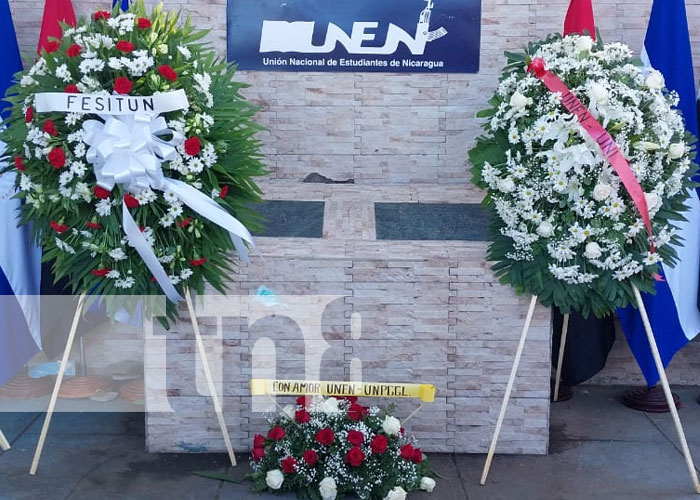 Foto: Conmemoración e héroes y mártires estudiantiles del 13 de diciembre en Nicaragua / TN8