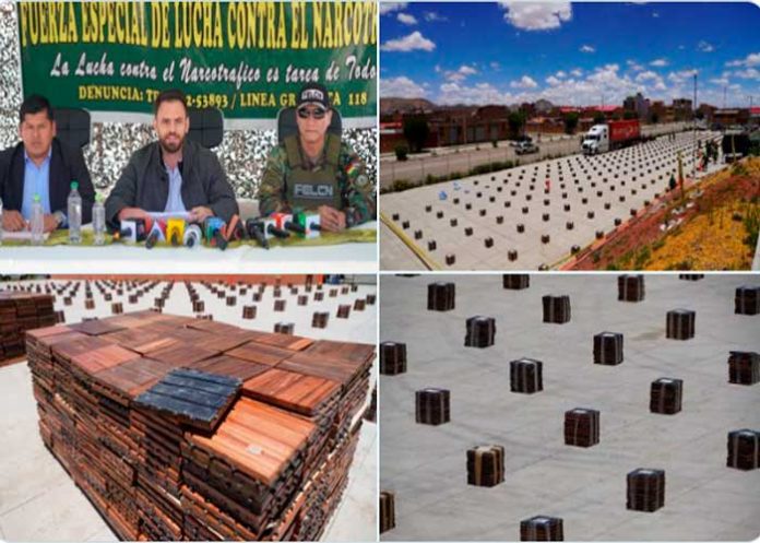 ¡Golpe duro al narcotráfico! Policía de Bolivia incautó 8.7 toneladas de cocaína