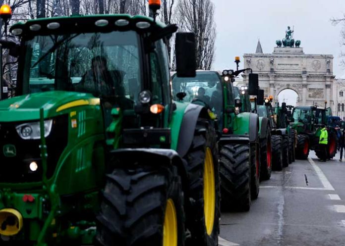 Foto: Agricultores se toman las calles en Alemania /cortesía