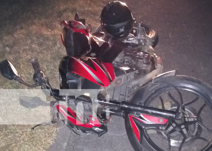 Motociclista lesionado, tras chocar con equino en la Isla de Ometepe