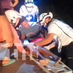 Trágico choque entre motociclista y taxi en Jinotepe, Carazo