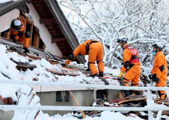 Foto: Aumenta la cifra a 202 muertos y 120 desaparecidos  por terremoto en Japón/Cortesía