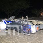 Accidente deja a motociclista severamente lesionado en La Libertad, Chontales