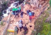 Foto: Emergencia tras trágico deslizamiento de rocas en Perú /cortesía